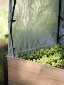 Elevated Planter Box, Frame And 2 Covers Kit, 2' X 8' -Gardener's supply company 8587631 268 tif