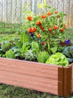 Composite Raised Bed With 1" Boards, 11" 27 Composite Raised Bed With 1" Boards, 11" -Gardener's supply company 8588269 02V tif