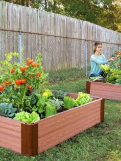 Composite Raised Bed With 1" Boards, 11" 29 Composite Raised Bed With 1" Boards, 11" -Gardener's supply company 8588269 03V tif