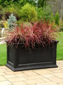 Fairfield Self-Watering Patio Planters, 20” X 36” -Gardener's supply company 8588417 12V tif