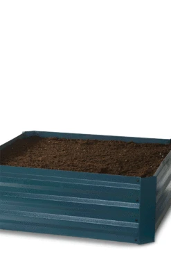Demeter Corrugated Metal Raised Bed, 34" X 34" -Gardener's supply company 8592119 DemeterRaisedBed gif