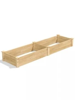 2' Cedar Raised Bed Garden Beds -Gardener's supply company 8593768 05V 3 4