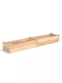 Premium Cedar Raised Garden Bed, 16" X 96" -Gardener's supply company 8593873 03V