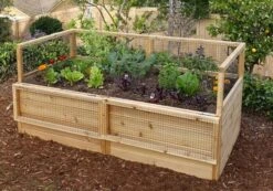 OLT Raised Cedar Garden Bed, 3' X 6' -Gardener's supply company 8594002 01V tif
