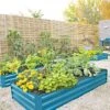 Demeter Corrugated Metal Raised Bed, 34" X 68" 2 Demeter Corrugated Metal Raised Bed, 34" X 68" -Gardener's supply company 8594183 0400 tif