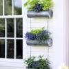 Galvanized Hanging Triple Planter 2 Galvanized Hanging Triple Planter -Gardener's supply company 8595213 6966 tif