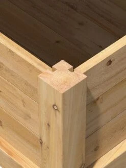 Elevated Cedar Garden Bed, 2' X 4' X 31" -Gardener's supply company 8596147 08V tif