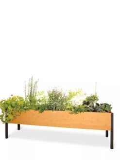 Eco-Stained Elevated Planter Box, 2'x8' 20 Eco-Stained Elevated Planter Box, 2'x8' -Gardener's supply company 8596760 101 tif