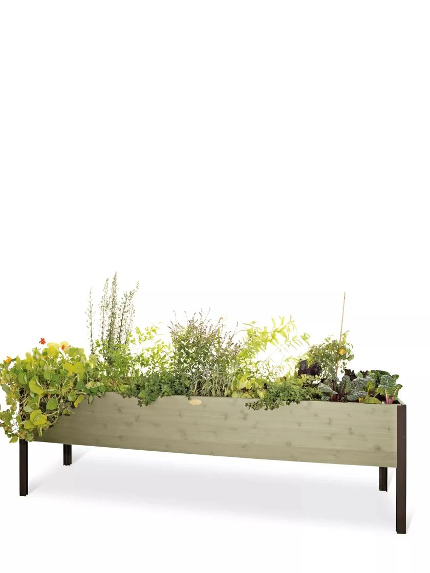 Eco-Stained Elevated Planter Box, 2'x8' 13 Eco-Stained Elevated Planter Box, 2'x8' - Image 11