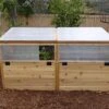Garden In A Box Cedar Raised Bed With Greenhouse, 3' X 6' -Gardener's supply company 8597082 01V tif