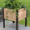 Elevated Cedar Planter Box, 2' X 2' -Gardener's supply company 8597991 9613 tif