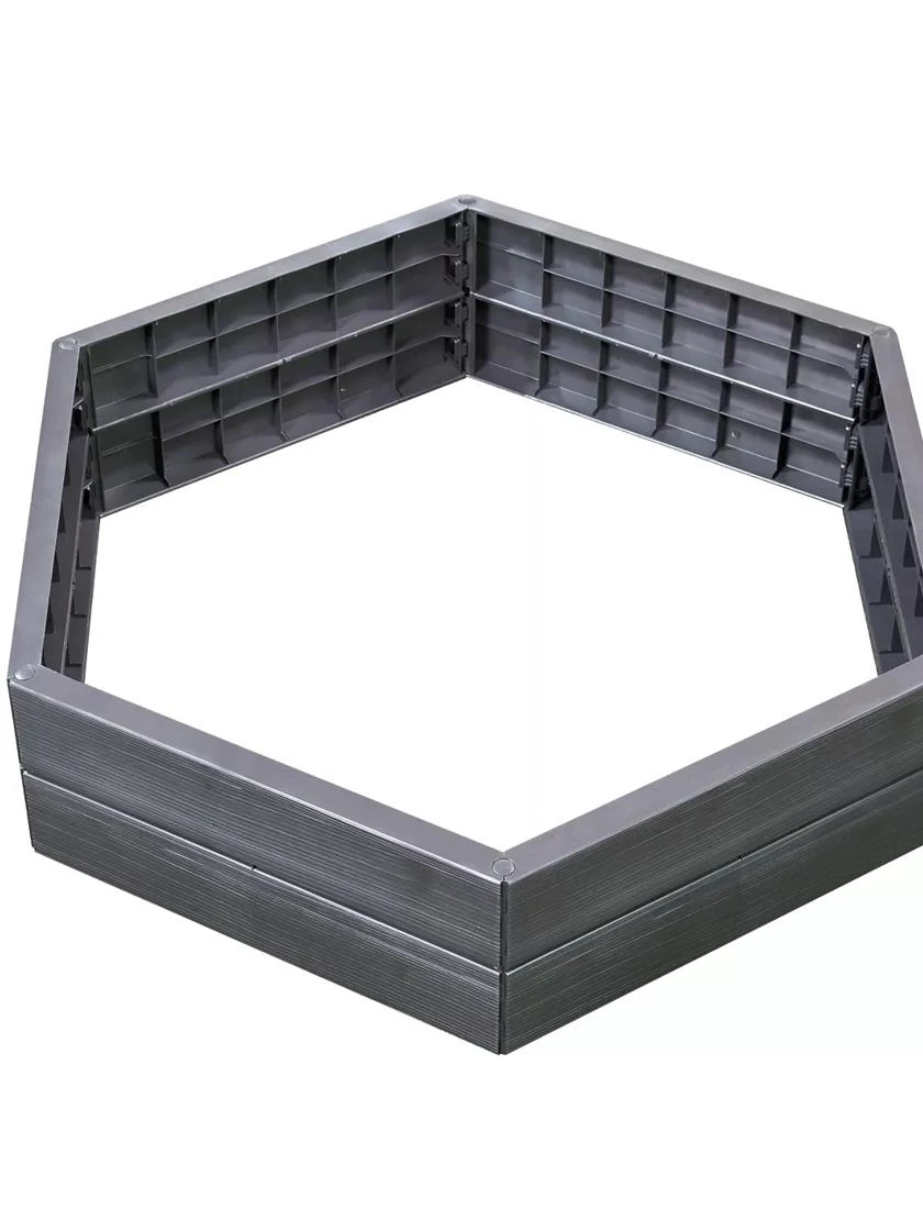 Exaco Hexagonal Raised Garden Bed Planter 5 Exaco Hexagonal Raised Garden Bed Planter - Image 3
