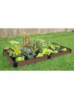5-1/2" Composite Raised Garden Beds With 1" Boards -Gardener's supply company 8599447 01V