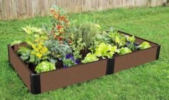 Composite Raised Bed With 1" Boards, 11" 28 Composite Raised Bed With 1" Boards, 11" -Gardener's supply company 8599448 01V tif