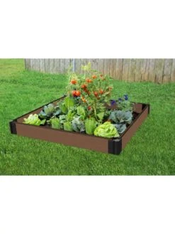 5-1/2" Composite Raised Garden Beds With 1" Boards -Gardener's supply company 8599449 01V