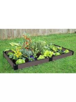 5-1/2" Composite Raised Garden Beds With 1" Boards -Gardener's supply company 8599453 01V