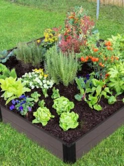 Composite Raised Bed With 1" Boards, 11" 31 Composite Raised Bed With 1" Boards, 11" -Gardener's supply company 8599458 01V tif