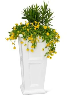 Fairfield Self-Watering Tall Patio Planters, 34” -Gardener's supply company 8600109 017 tif