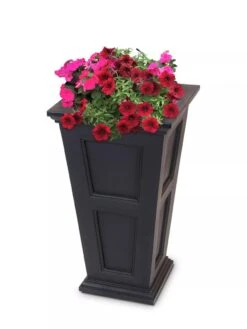 Fairfield Self-Watering Tall Patio Planters, 34” -Gardener's supply company 8600109 05V tif
