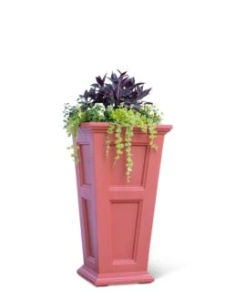 Fairfield Self-Watering Tall Patio Planters, 34” -Gardener's supply company 8600109 0681 tif