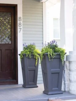Fairfield Self-Watering Tall Patio Planters, 34” -Gardener's supply company 8600109 8453 tif