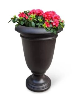 Ellington Self-Watering Urn Planter, 24" -Gardener's supply company 8600110 05V tif