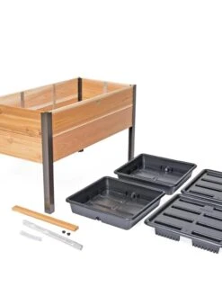 Self-Watering Elevated Planter Box, 2' X 4' -Gardener's supply company 8608959 2281 tif