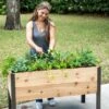 Self-Watering Elevated Planter Box, 2' X 4' -Gardener's supply company 8608959 4040 tif
