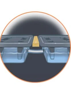 Self-Watering Eco-Stained Elevated Planter Box, 2' X 8' -Gardener's supply company 8609009 0002 detail art tif 2