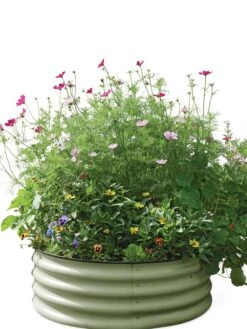 Birdies™ Round Metal Raised Bed -Gardener's supply company 8609150 006525 tif
