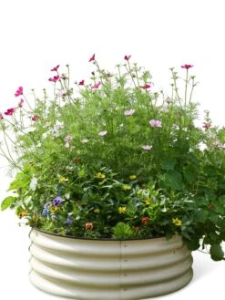 Birdies™ Round Metal Raised Bed -Gardener's supply company 8609150 06525 tif