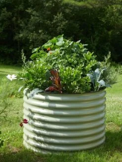 Birdiesâ„¢ Round Metal Raised Bed, Tall