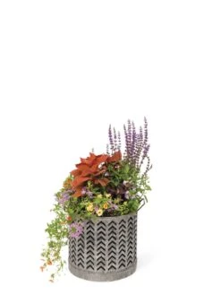 Galvanized Grow Bag Planter 12" -Gardener's supply company 8609177 0368 tif