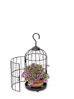 Hanging Birdcage Planter Set -Gardener's supply company 8609181 0371 tif
