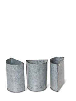 Mini Magnetic Galvanized Planter Pockets, Set Of 3 7 Mini Magnetic Galvanized Planter Pockets, Set Of 3 -Gardener's supply company 8609216 8714 tif
