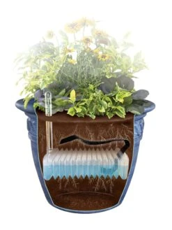 Cortina Self-Watering Planters -Gardener's supply company 8610250 SWInsert art Cortina fade tif