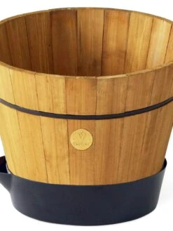 VegTrug® Build-a-Barrel Wooden Planter With Self-Watering Reservoir Tray, 18" 13 VegTrug® Build-a-Barrel Wooden Planter With Self-Watering Reservoir Tray, 18" -Gardener's supply company 8610253 01V tif