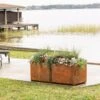Corten Steel Modular Raised Bed, 2'x4' -Gardener's supply company 8610702 0033 tif