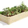 Pine Raised Garden Bed, 2'x4'x10.5" High -Gardener's supply company 8612256 02V jpg