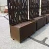 Nice Corten Trough Planters With Privacy Screen -Gardener's supply company 8612382 02V jpg