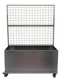 Nice Corten Trough Planters With Trellis -Gardener's supply company 8612395 01V jpg