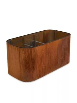 Birdies™ Corten Steel Modular Raised Beds -Gardener's supply company 8612421 290 birdies corten steel modular raised bed tall