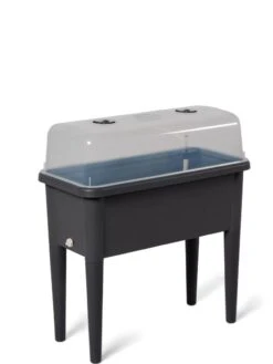 Self-Watering Standing Salad Planter With Cloche -Gardener's supply company 8612702 302 tif