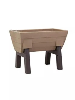 Garden Wizard Elevated Garden Bed -Gardener's supply company 8612916 06V garden wizard elevated garden bed khaki