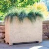 Self-Watering LavaStoneĀ® Modern Rectangle 2 Self-Watering LavaStoneĀ® Modern Rectangle -Gardener's supply company 8613257 0156 self watering lavastone modern rectangle