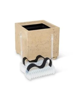 Self-Watering LavaStone® Modern Square -Gardener's supply company 8613258 4193