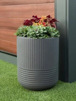 Arden Round Planter 15 Arden Round Planter -Gardener's supply company 8613267 07V tif