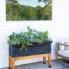 Fairfield Self-Watering Elevated Garden Bed -Gardener's supply company 8613283 0079 fairfield elevated garden bed