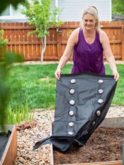 SeedSheets Organic Vegetable Garden, Serenity Flowers, 4' X 8' -Gardener's supply company 8613295 10V