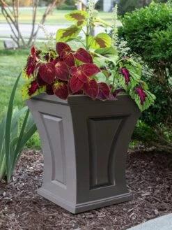 Cambridge Tall Planter, 18" Height -Gardener's supply company 8613523 06V
